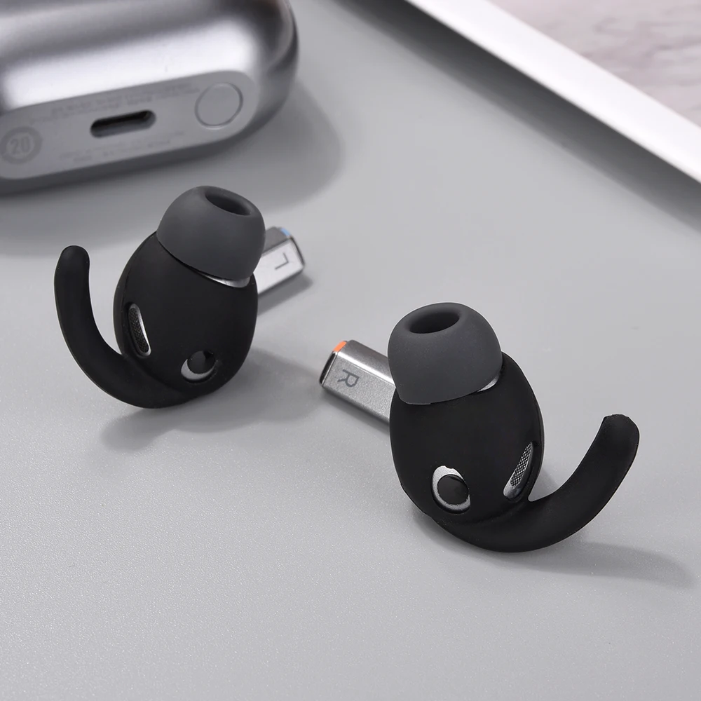 6 قطعة نصائح الأذن سيليكون لسامسونج غالاكسي Buds3 برو سماعات أذن لاسلكية حقيقية سماعات الأذن براعم 3 برو TWS الأذن السنانير نصائح سماعات الأذن