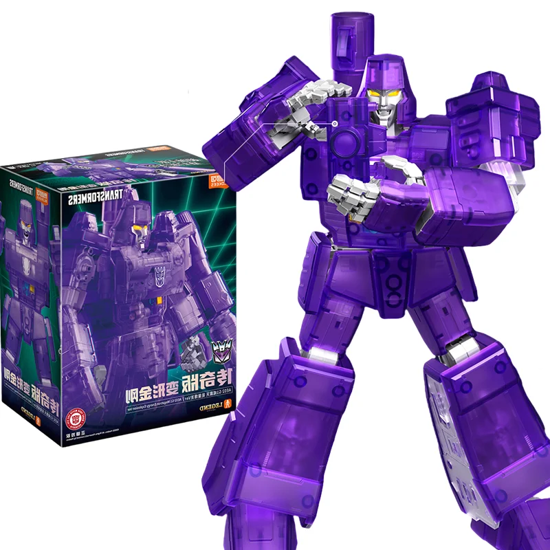 블루키즈 변신 메가트론 G1 레전더리 에디션 액션 피규어 모델 로봇 가동 장식 조립 완구 크리스마스 선물