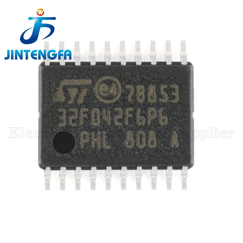 STM32F042F6P6 TSSOP-20 STM32F042K6T6 LQFP-32 STM32F042C6T6 LQFP-48 32F042F6P6 STM32F 042C6T6 042K6T6 Microcontroller MCU Chip IC