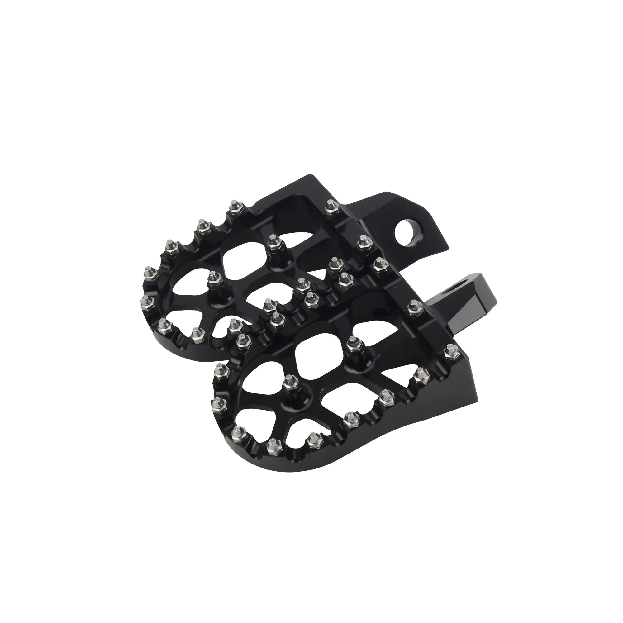 AliExpress PowerMotor Motorcycle Parts Foot Rests Pedals Aluminum alloy For Kawasaki KX KLX KXF 250 450 2006 2021 Foot Pegs Dirt Bike