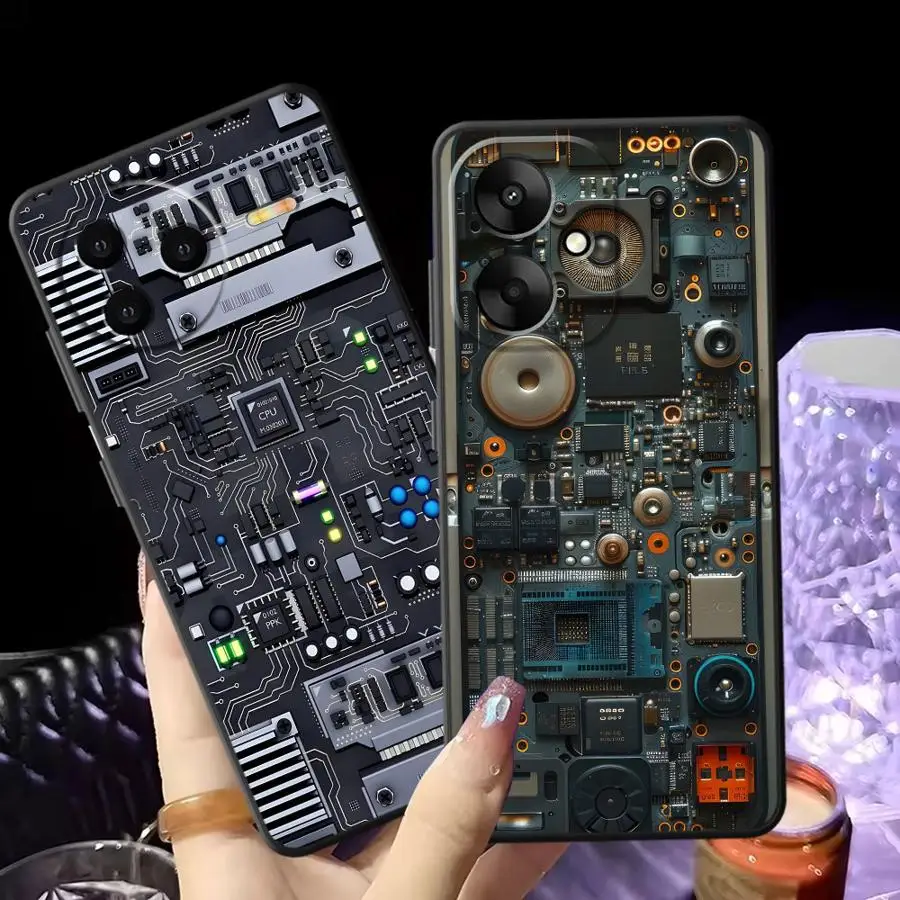 حافظة لهاتف شاومي ريدمي A4 A5 14C 12C 9 A3 K40 K80 Pro 10 A1 A2 Plus 13C لوحة دوائر كهربائية للآلة