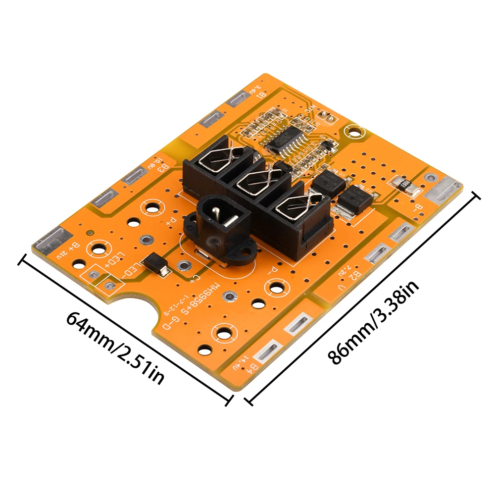 Litowo-jonowy PCB BMS 5S płyta zabezpieczająca baterię litową obwód 21V płytka ładująca zestaw modułów ładowarka akumulatorów litowych 18650 li-ion