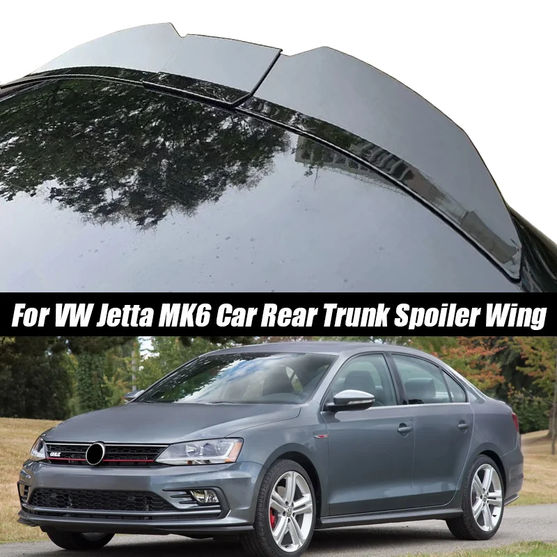Acessórios Volkswagen VW: Novo Aerofólio Traseiro/Spoiler Duckbill para Jetta Mk6, Arteon, Bora, Lamando, Passat B8, B9, CC, Virtus