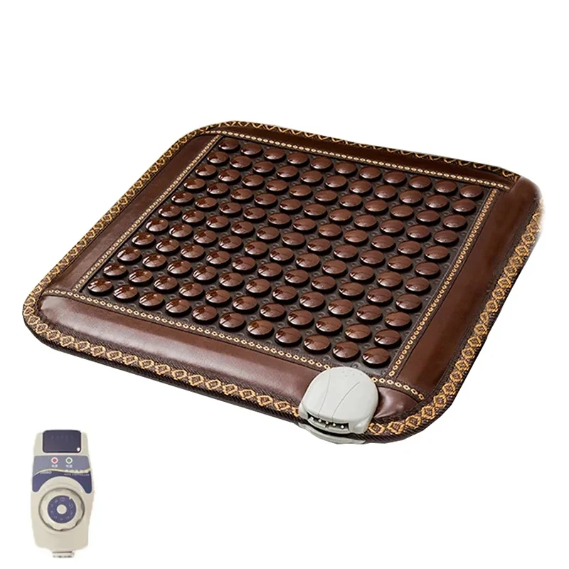 Hot Stone Pads Therapy Far and Near Infrared Square Massage Pads Relieve Pain Suitable for Home and Office Use Relaxation