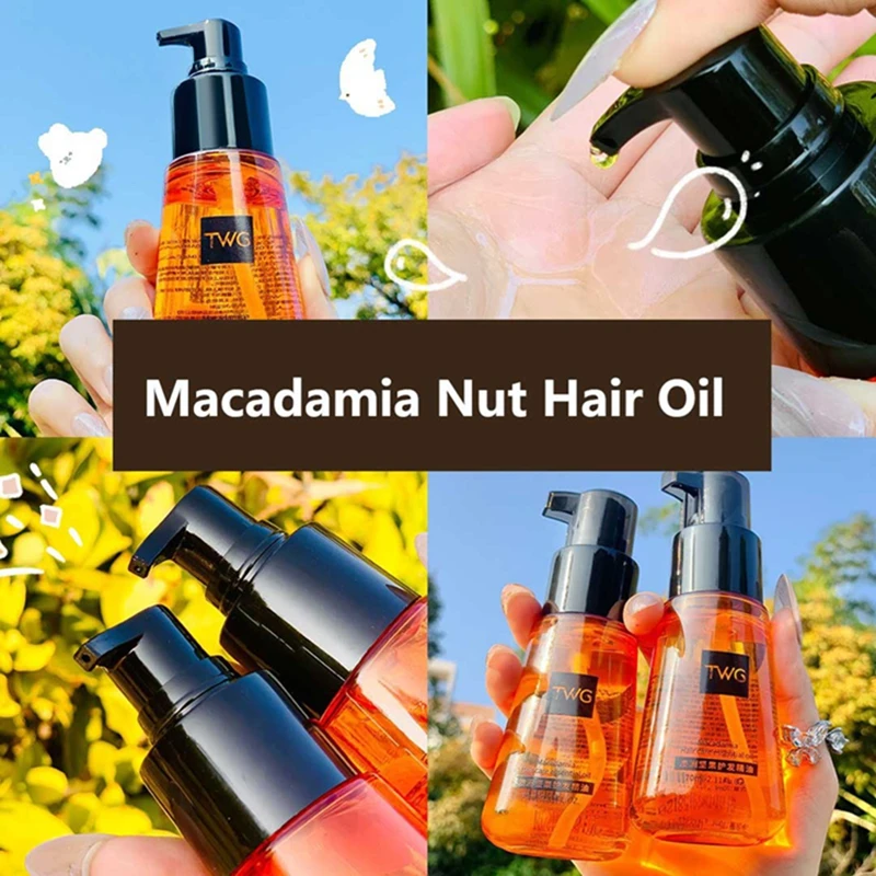 

Smooth Shiny Hair Care Essential Oil Non Greasy Improves Dryness Frizz Softness Perm Protection Hair Care Essential Oil New