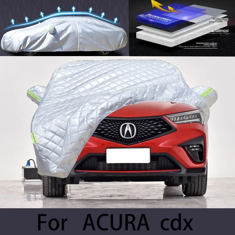 

For Acura cdx Car hail protection cover, auto rain protection, scratch protection, paint peeling protection, car clothing