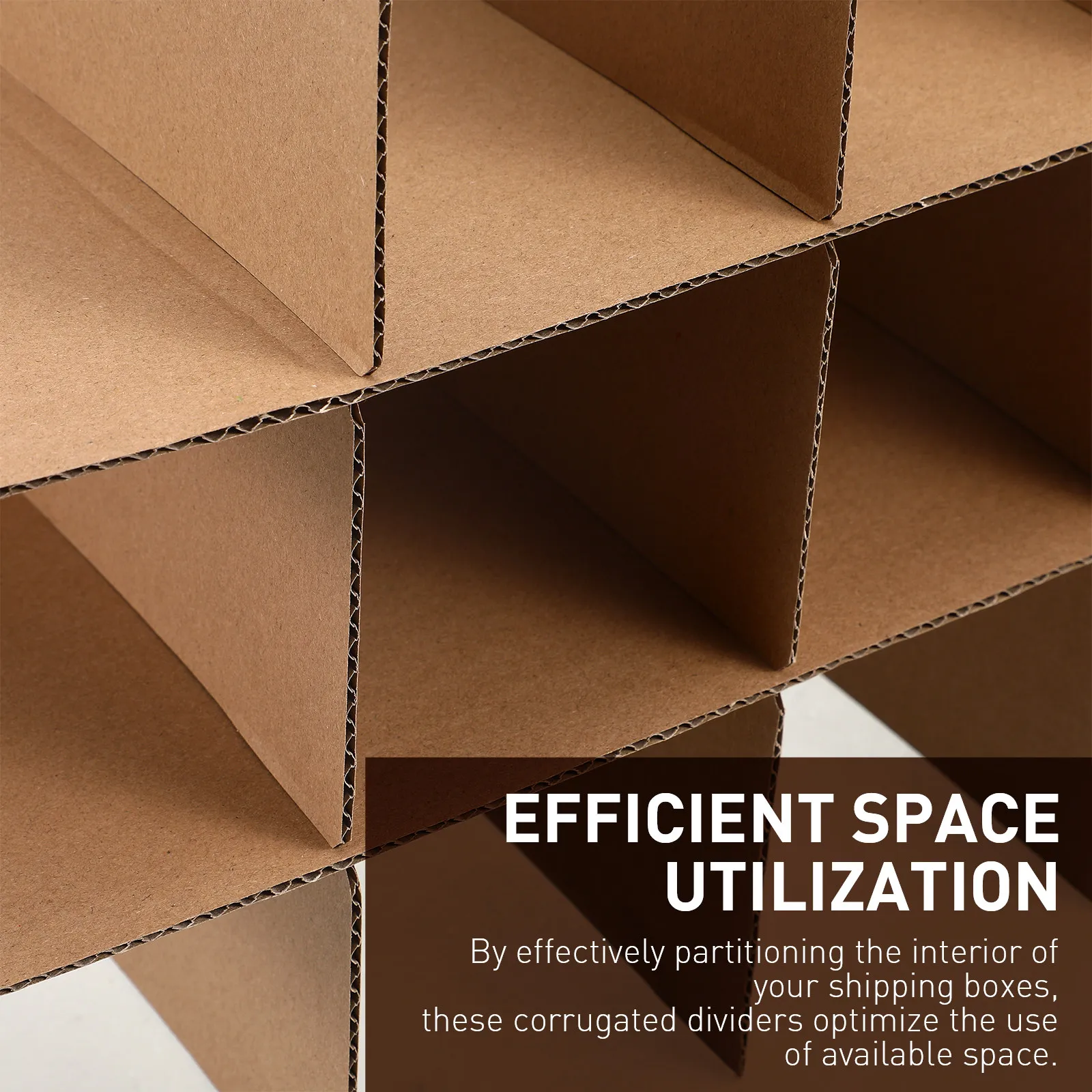 

1Set Shipping Box Dividers Corrugated Cardboard Divider Kit Sturdy Moving Box Partition for Fragile Items Glassware Jewelry Dish