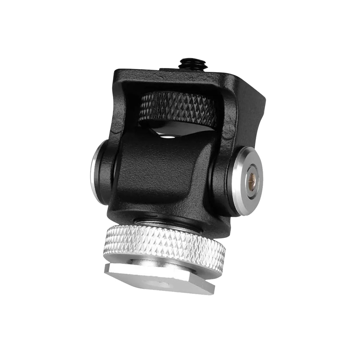 Горячий башмак регулируемый держатель монитора Крепление камеры панорамирование 360 градусов наклон 180 градусов с креплением холодного башмака и головкой штатива