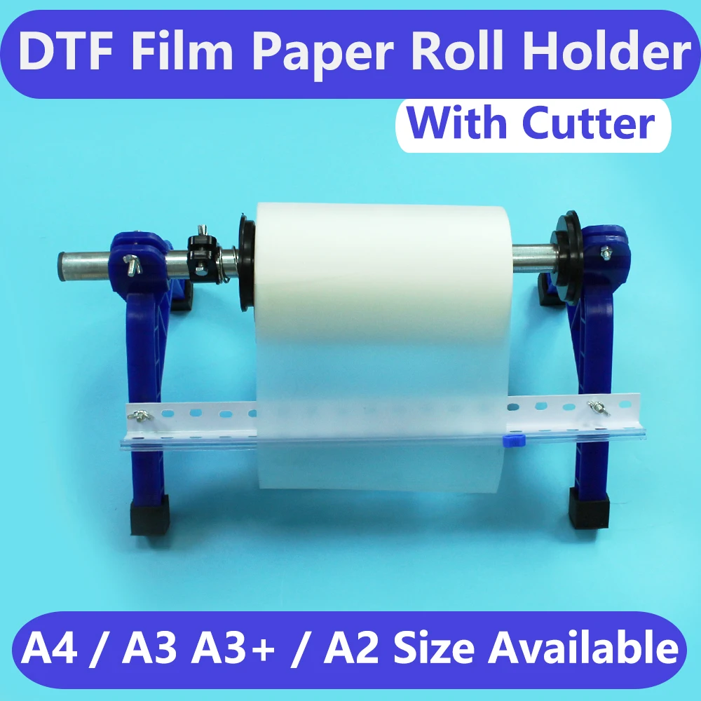 DTF Print Roll Film Holder Kit Cylinder Rack Tool For Epson L1800 L805 18100 L800 L8050 XP15000 XP600 L18050 Printer Film Holder