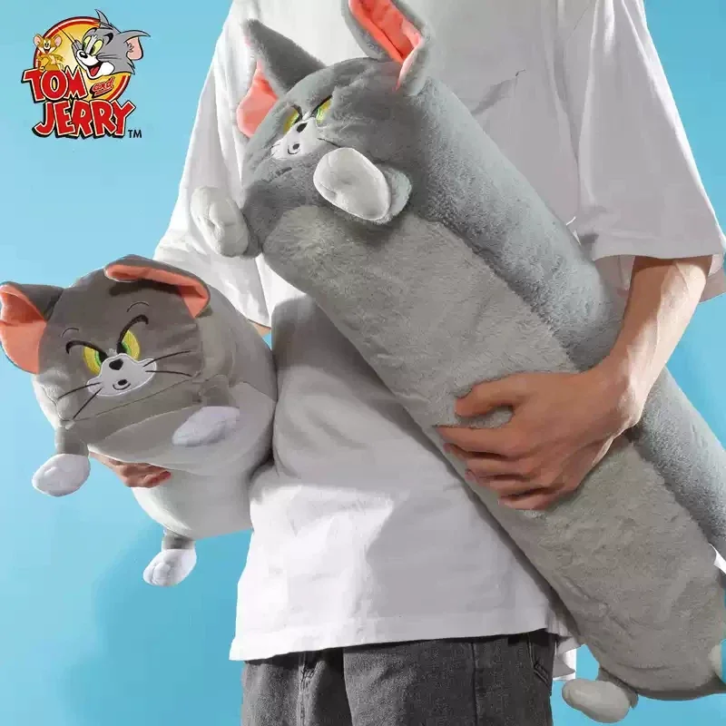 

Large Size Tom And Jerry Plush Toy Funny Deformable Long Pillow Cute Tom Cat Jerry Mouse Stuffed Doll Anime Soft Plushie Gift