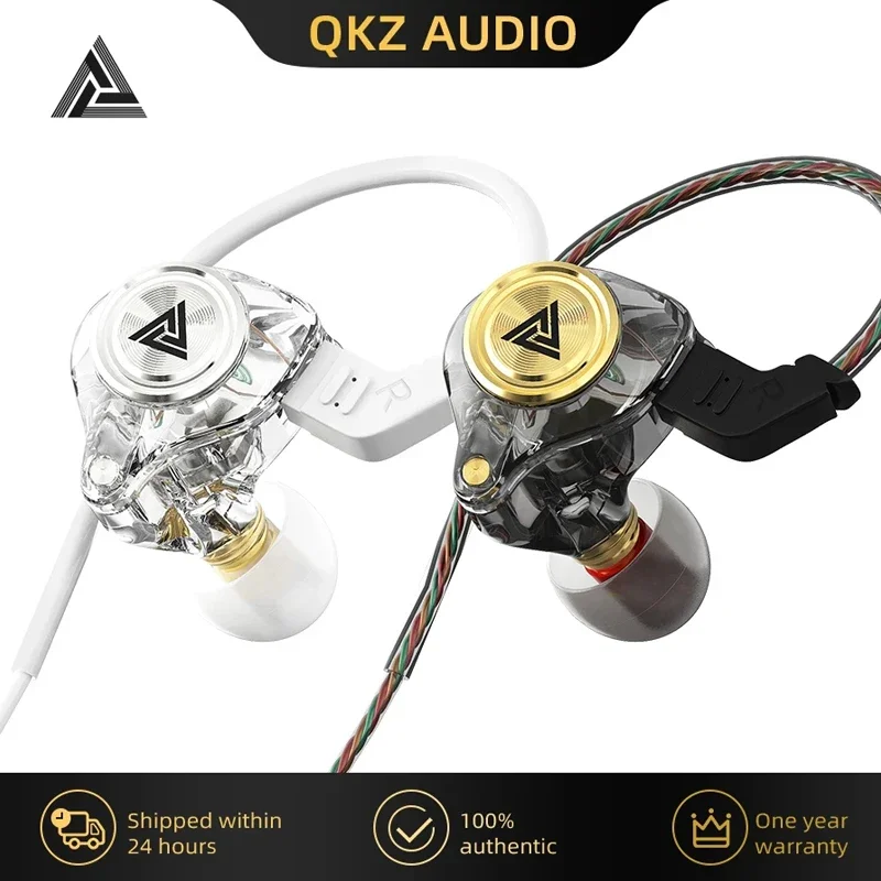 QKZ AK3 FiLe Wired Earphone with Microphone HiFi Music Monitor