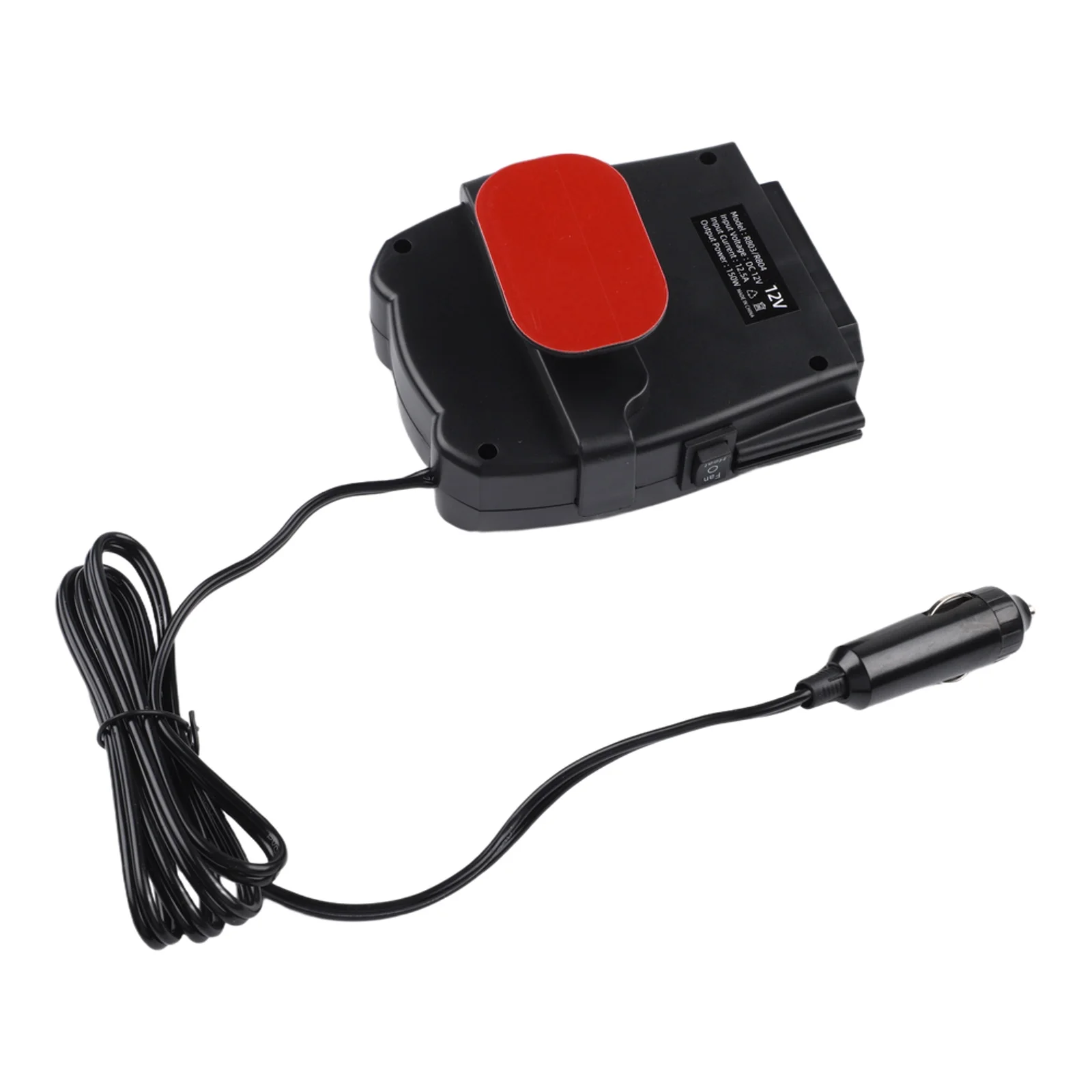 Dashboard Fan 12V Car Heater 360 Adjustable Bracket Heating And Cooling Low Noise Operation Quick Installation For Cars