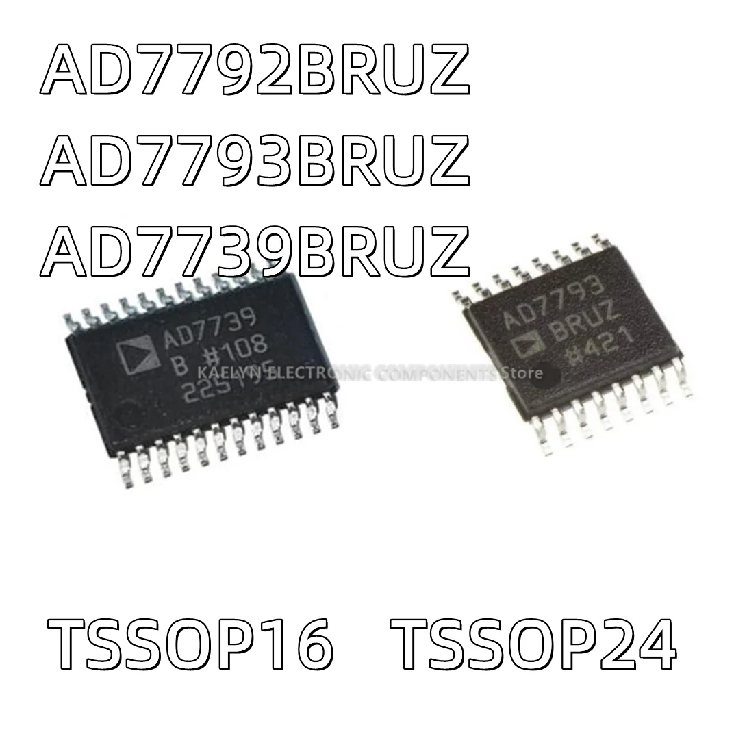 2Pcs/lot AD7792 AD7792BRU AD7792BRUZ AD7793 AD7793BRUZ AD7739BRUZ AD7739 TSSOP16 TSSOP24