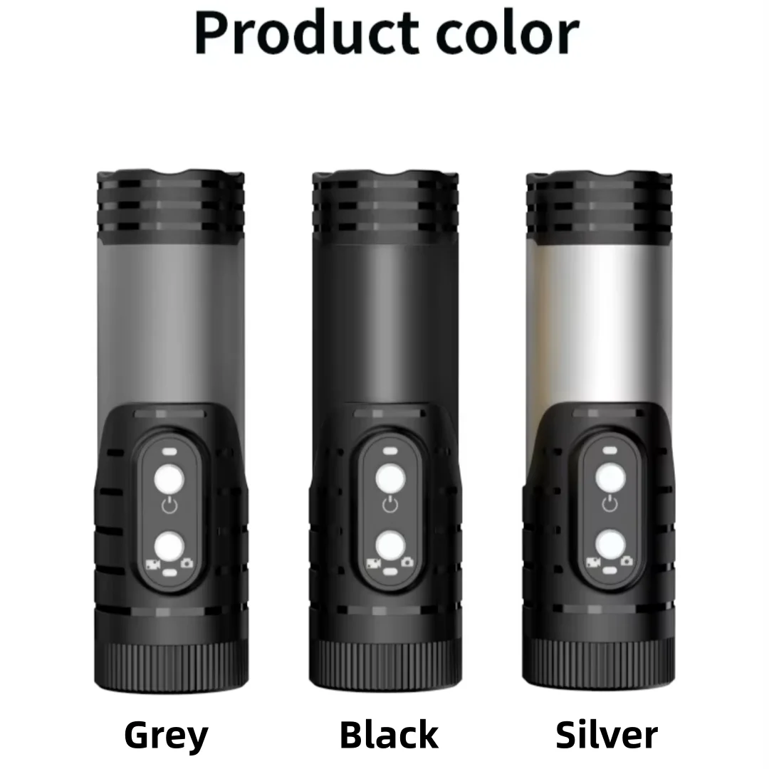 4K Mini Sport DV Action Sport Camera Waterproof Flashlight Helmet Bodycam For Bike, Cycle, Motorcycle Camcorder view 6