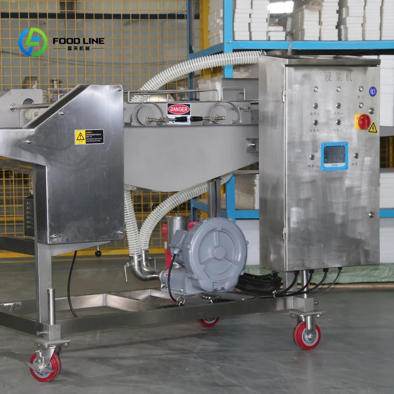 Customized Breading Production Line Automatic Fried Chicken Nuggets Fillet Machine Chicken Chicken Cutlets Breading Machine