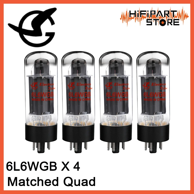 

Электронная лампа Shuguang 6L6WGB, вакуумный клапан, замена 6P3P 6L6GC 350C 6L6, комплект лампового усилителя, HIFI аудиоклапан, DIY Matched Quad