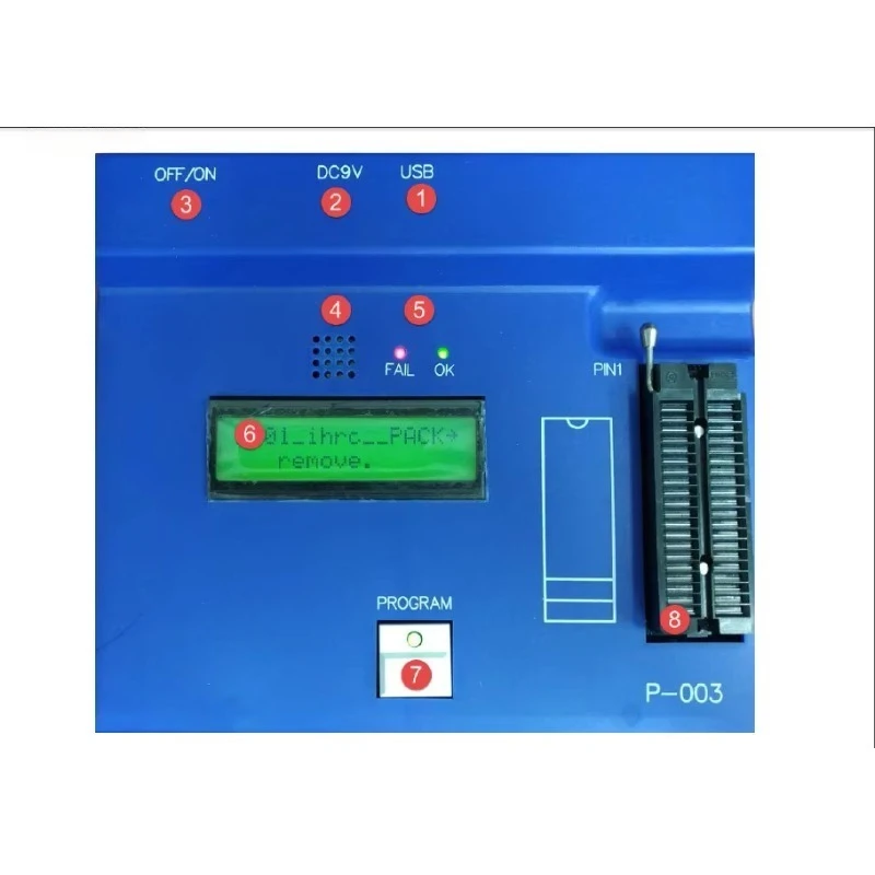 Burner PDK5S-P-003C Programmer PADAUK