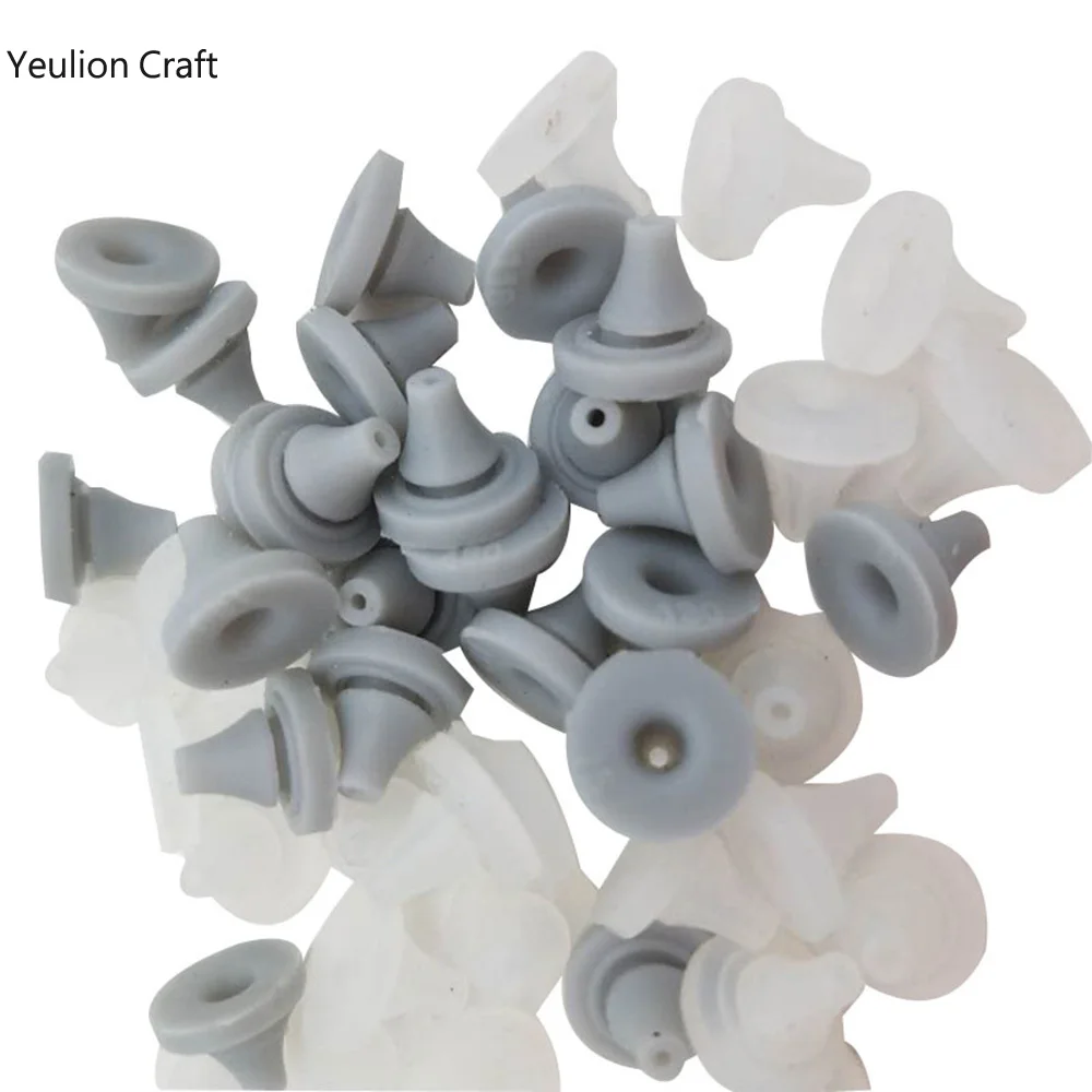 YeulionCraft  20pcs Shower Head Rubber Silicone Nozzle Nipple Replacement Water Spray Fits 8mm Hole Bathroom Accessories