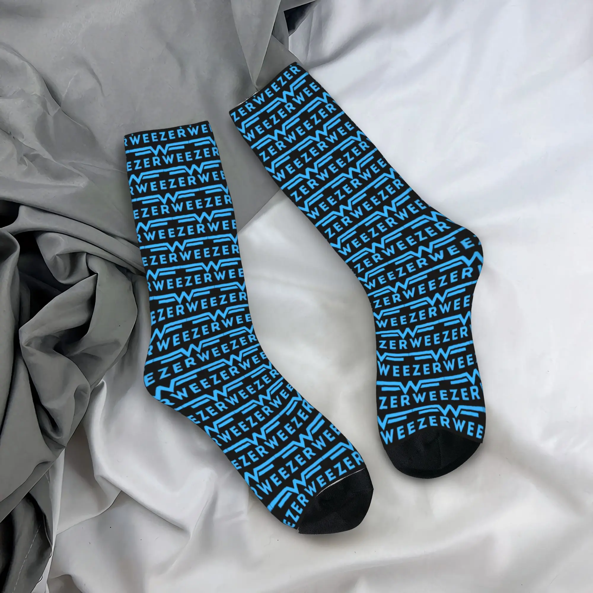 Weezer 91137980 Stockings  Design Kawaii Socks Autumn Non-Slip Socks Men's Running Sports Breathable Socks