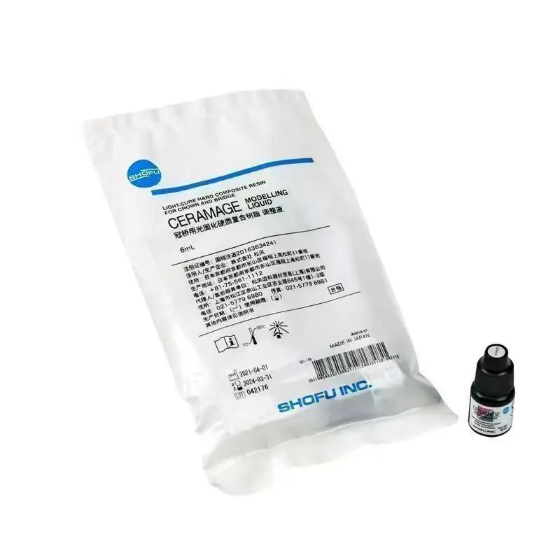 SHOFU Polymer Ceramic Crown Bridge Photopolymerization Hard Composite Resin Adjustment Liquid Barrier Gap Separating Agent