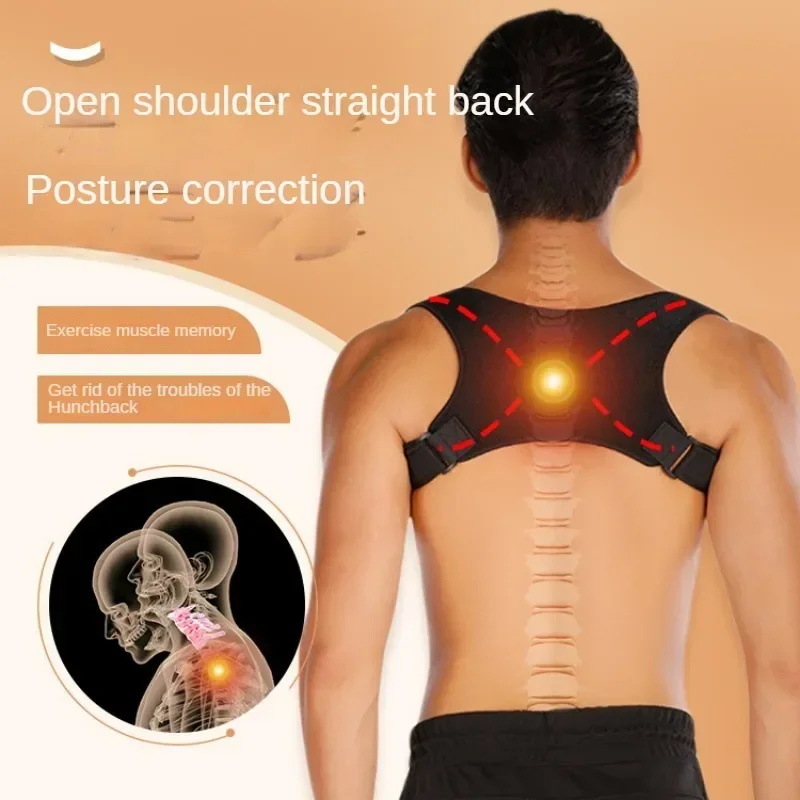 Adjustable Back Posture Corrector Neck Back Support Belt Spine Shoulder Brace Support Belts Adult Invisible Hunchback Belts