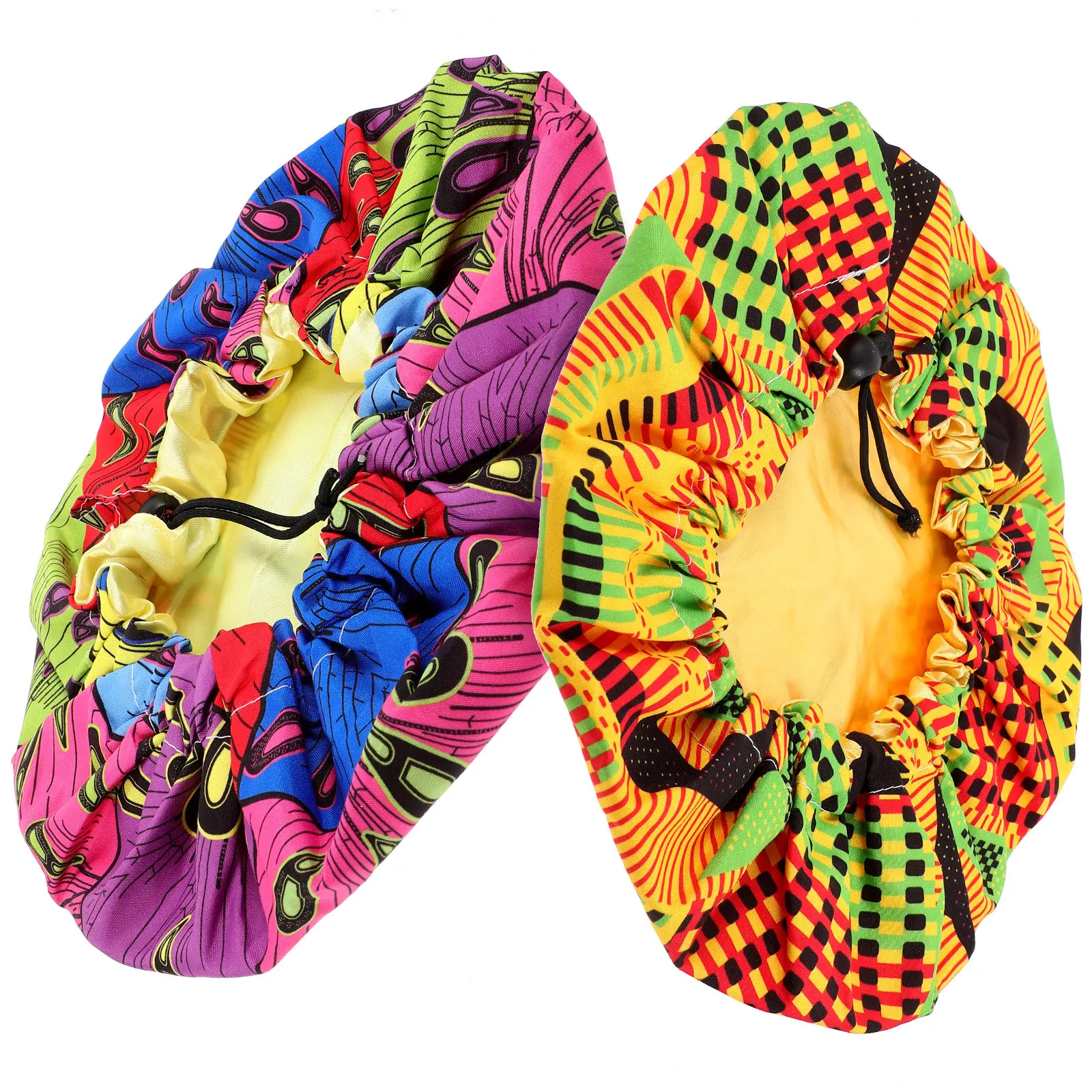 

Комплект из 2 детских шапочек для купания и сна, для мальчиков и девочек, легкие, прочные, регулируемые, для ухода за волосами