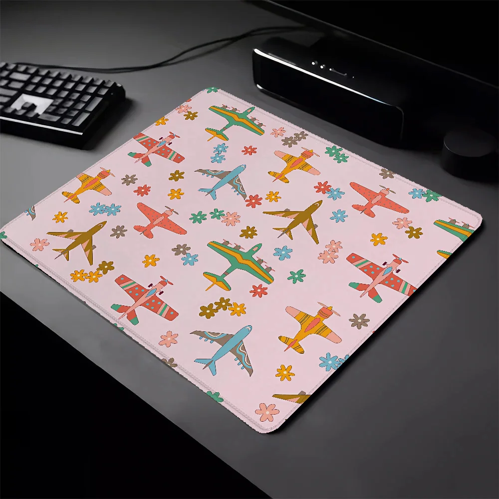 Gaming Mouse Mat Vintage Airplanes Thin Small Mausepad Anime Mouse Pad Gamer Deskmat Pc Accessories Pad on the Table Mousepad