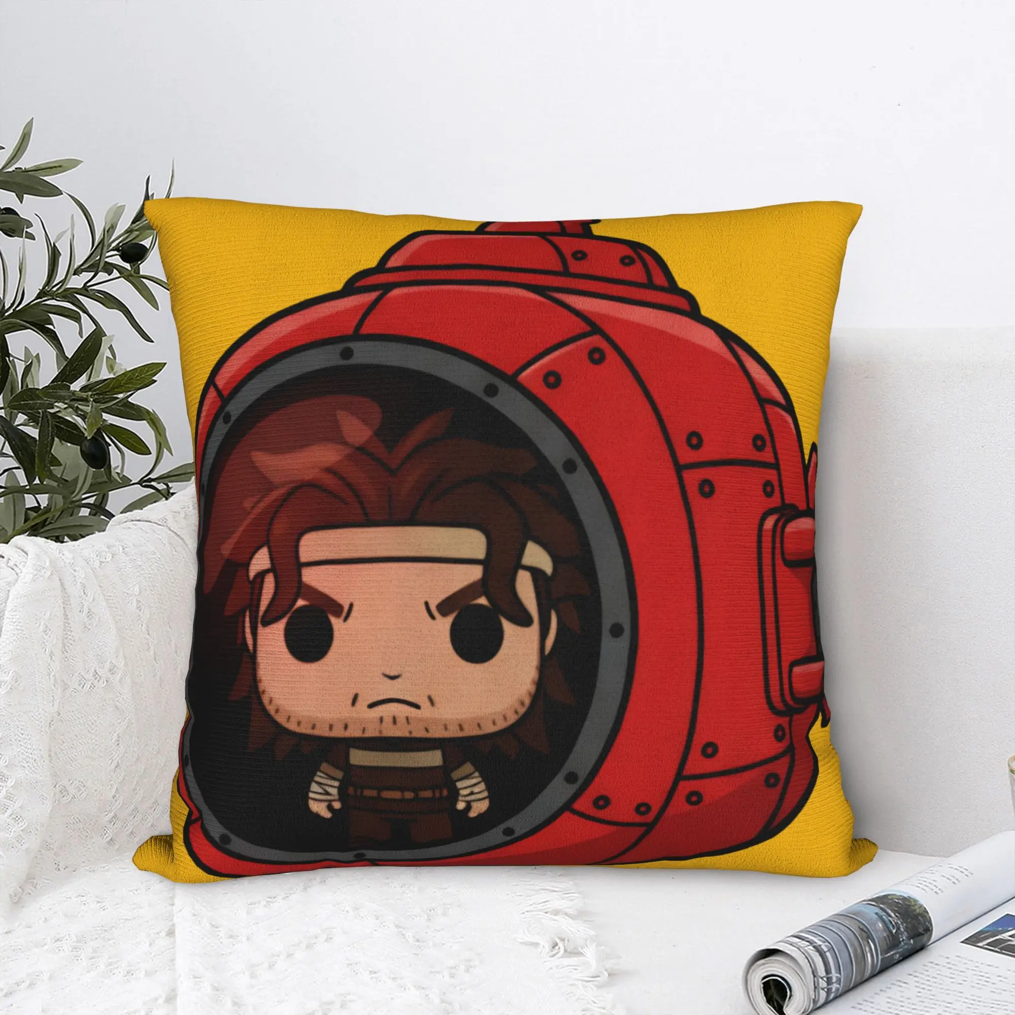 Iron Lung Pillow Case  Soft Pillow Cover Vintage Cushion Cover For Couch Sofa Bedroom