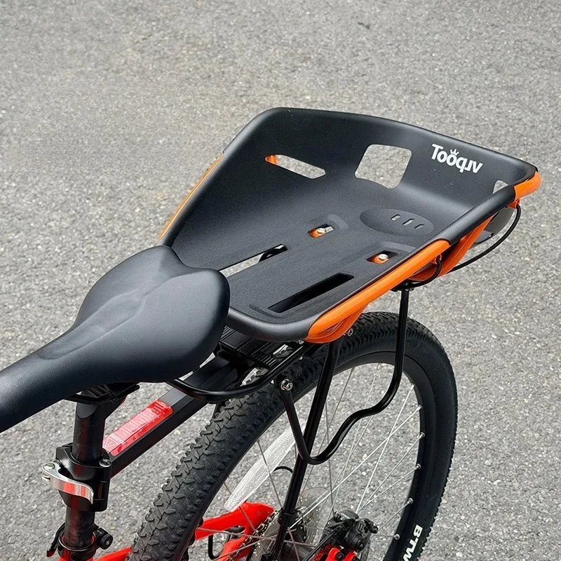 Bicycle Rear Rack Waterproof Sun Resistant Luggage Carrier Large Storage Space Shelf Thickened High Load Bearing Accessories