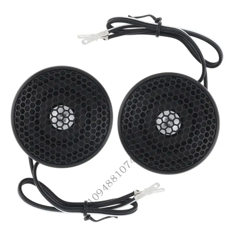 

0XXC Pair Car Sound Tweeters 150W 4Ohm Silk Film Subwoofer High Sensitivity Vehicles Sound System for Enhances Music Clearness