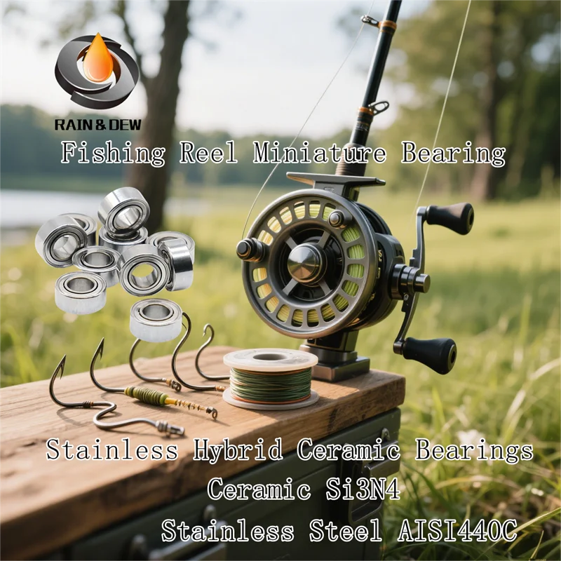 

Миниатюрный подшипник для рыболовной катушки (10 шт.) Гибридные керамические подшипники из нержавеющей стали Диаметр 2 мм 3 мм 4 мм 5 мм 6 мм 7 мм 8 мм 10 мм 15 мм ZZ Экранированный