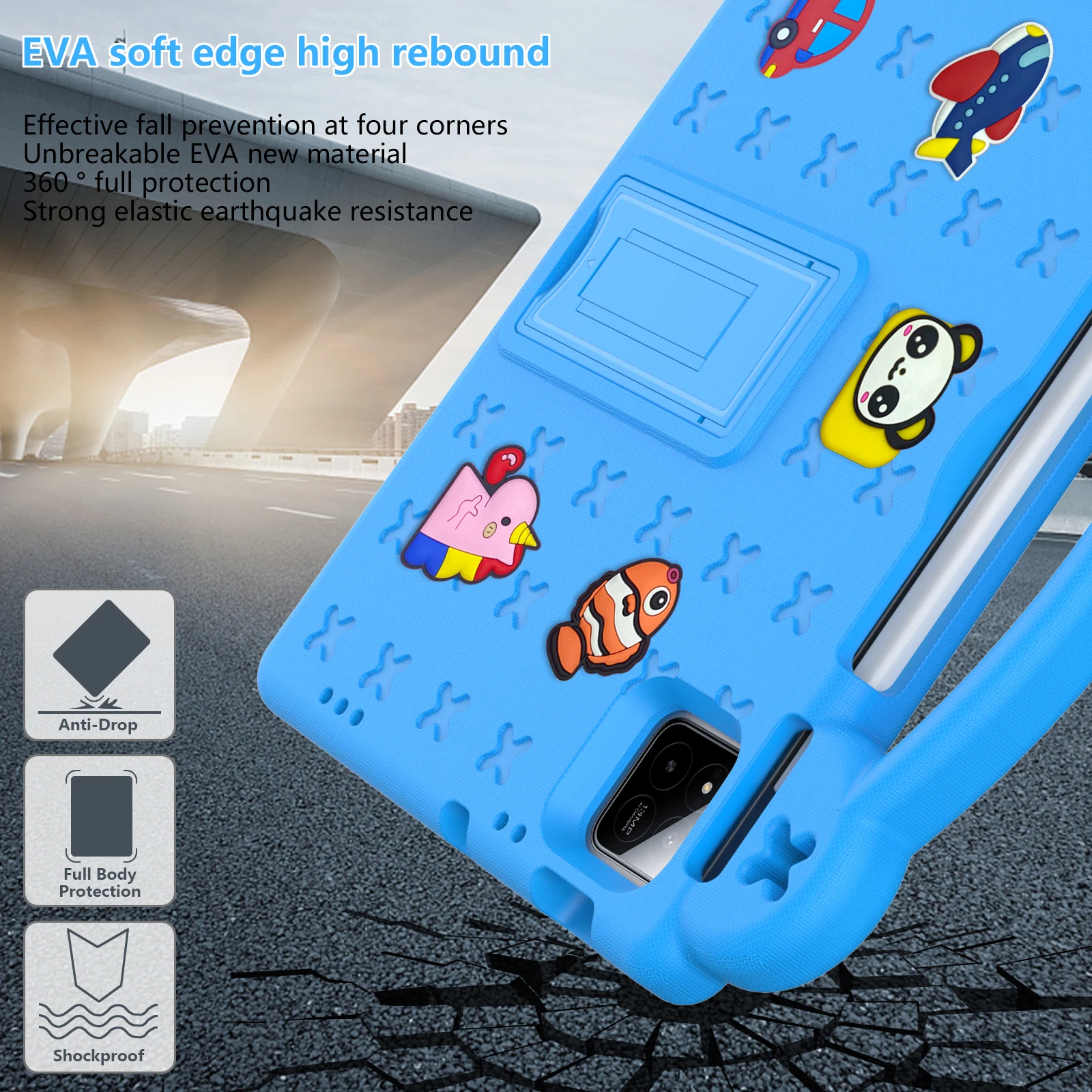 Kids EVA Stand DIY Case for Xiaomi Pad 9 11.2 2026 Pad 7 8 Pro 11.2" 2025 X1 Tablet Cover for Walmart ONN Pro 11-100146660 2024 6