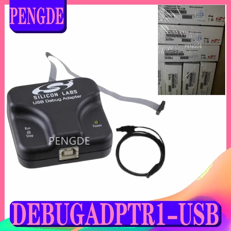 

Spot DEBUGADPTR1-USB Silicon Labs C8051F EFM8 MCU programming downloader