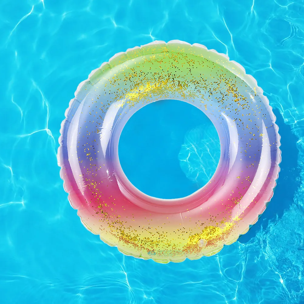 

1Pcs PVC Swim Ring Inflatable Floating Ring Pool Beach Outdoor Water Recreation Summer Swimming Pool Toy