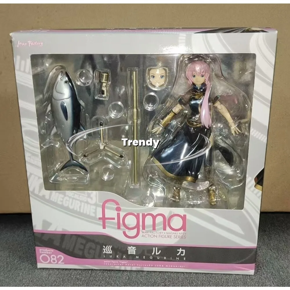 

Оригинальная серия Max Factory Figma Limited Edition # 082 VOCALOID Megurine Luka Фигурка Аниме Фигурка Модель