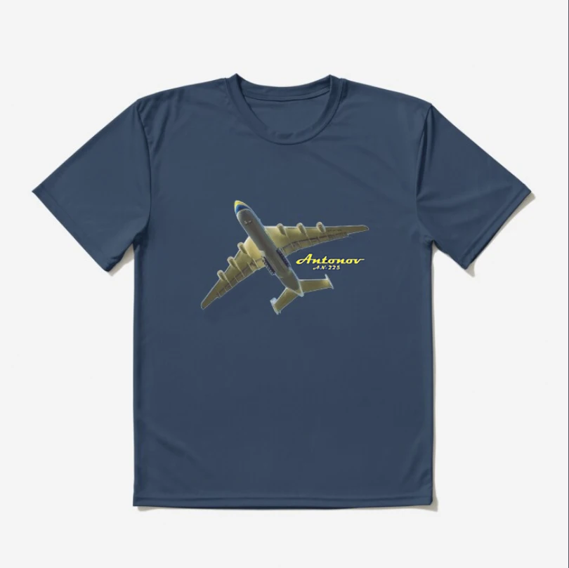 Ukraine Antonov An-225 Mriya Cargo Jet Plane T-Shirt New 100% Cotton O-Neck Summer Short Sleeve Casual Mens T-shirt Size S-3XL