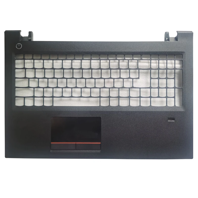 Novo lcd capa traseira/moldura dianteira/palmrest superior com impressão digital buraco/base inferior caso capa para lenovo e52 E52-80 V510-15IKB