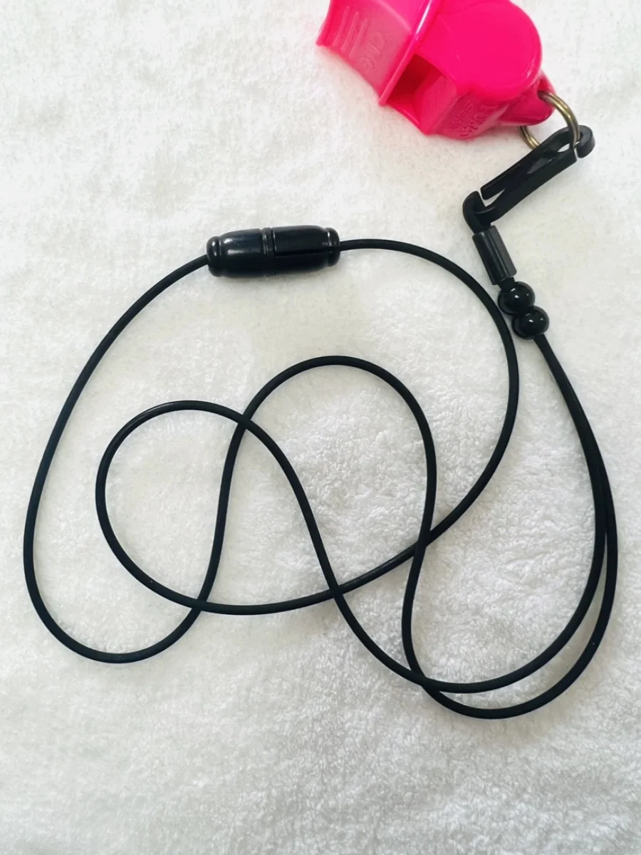 Tali Peluit Wasit Basket Silikon Anti Ledakan, Tali Gantung Anti Keringat, Sabuk Jue, Perlengkapan Olahraga untuk Penggemar