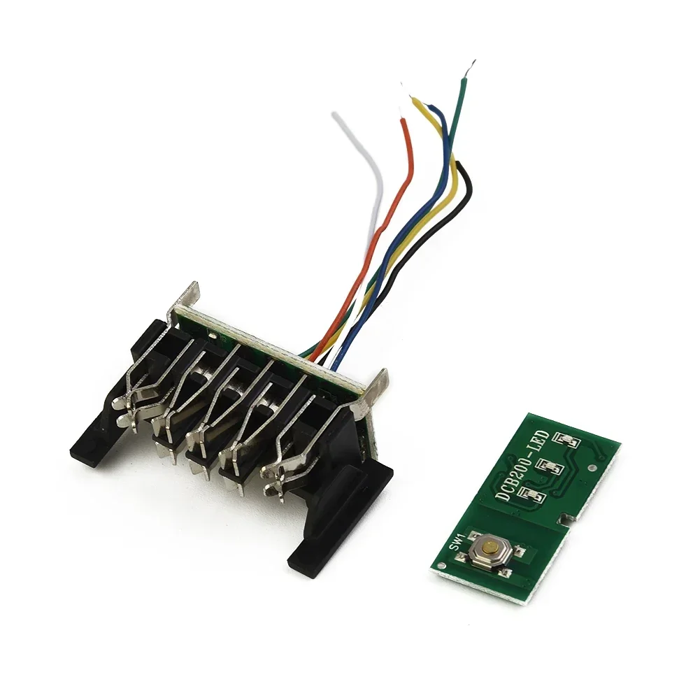 Imagem -04 - Atualização Dcb200 Bateria Caixa de Plástico Placa de Circuito de Proteção Pcb Para-dewalt 18v 20v Reparação e Montar Peça de Bateria 1pc