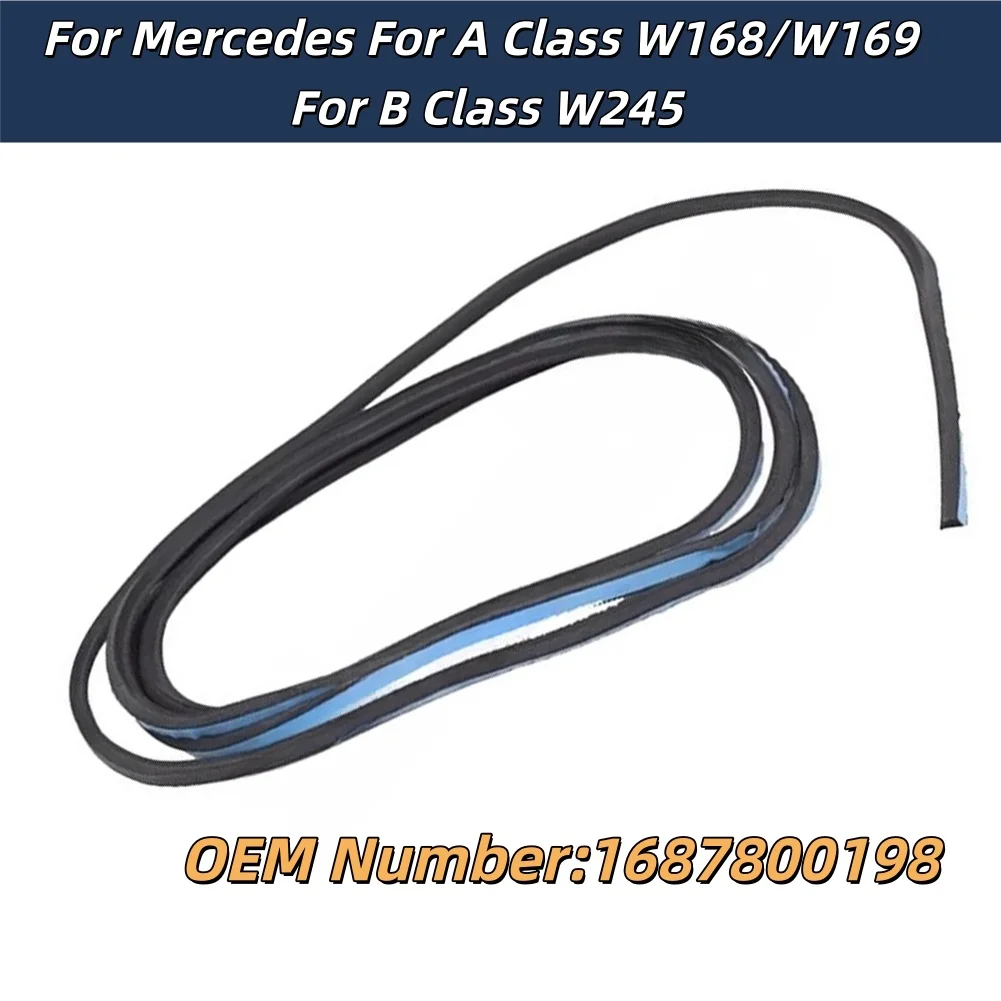 

Резиновый уплотнитель рамки раздвижного люка для Mercedes A-класса W168, A-класса W169, B-класса W245, 1687800198, черный