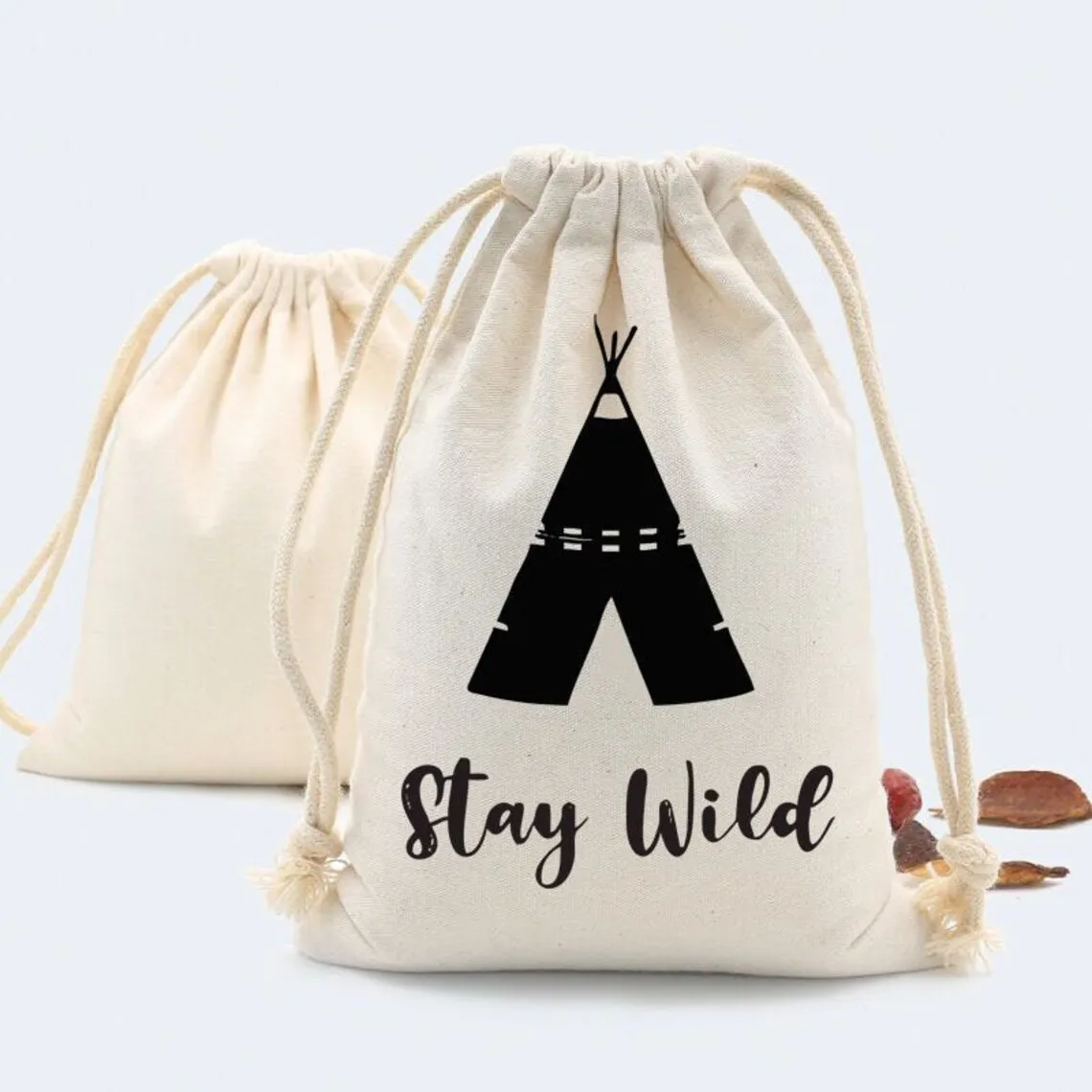 

Set of 20 Tribal Boho Theme party favor bags for wild one,two wild,young wild&three,Birthday party,stay wild favor bags, wild pa