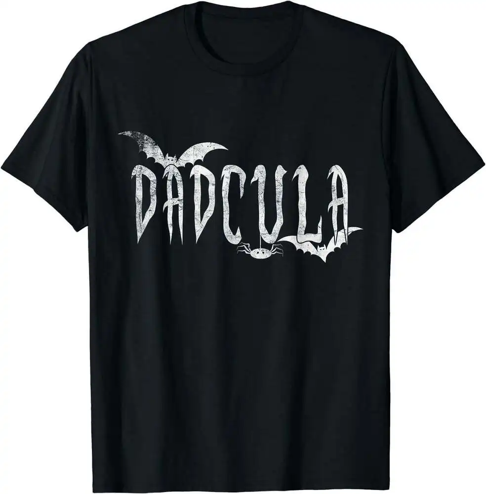 Dadcula Halloween Dad Costume Momster Family Matching T-Shirt For Men Clothing Women Tees Y2K Tops Unisex Summer Short Sleeve