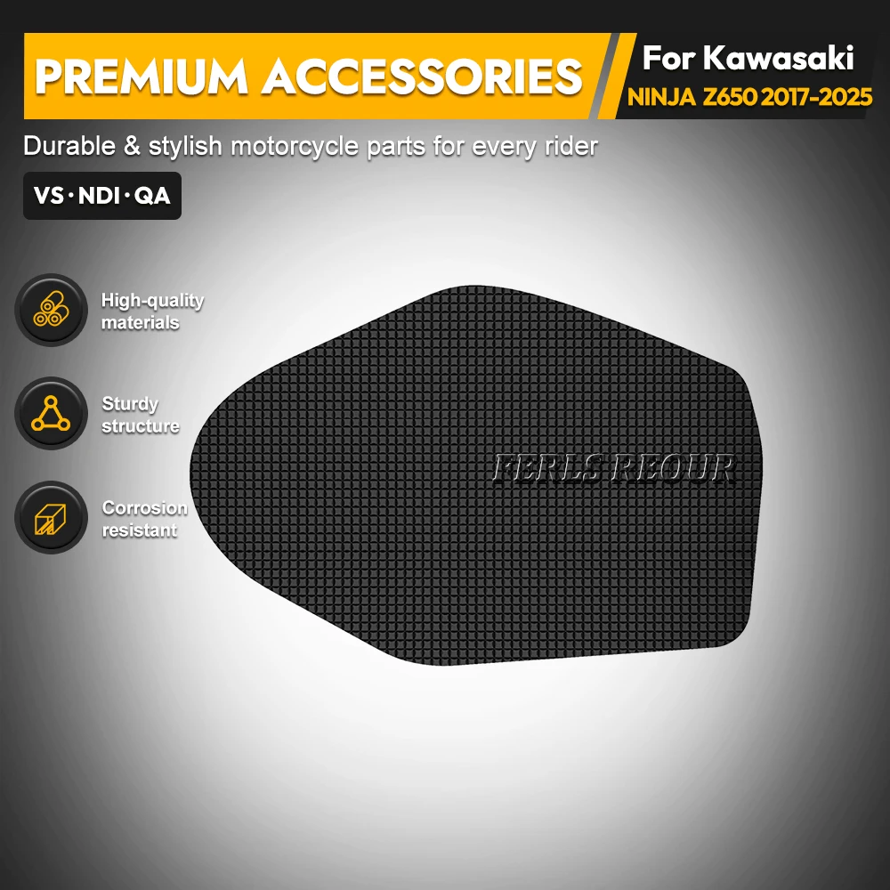 

Motorcycle sticker Easy Install Silicone Tank Pad Strong Adhesive for KAWASAKI NINJA 650 2017-2025 Fuel tank protective sticker