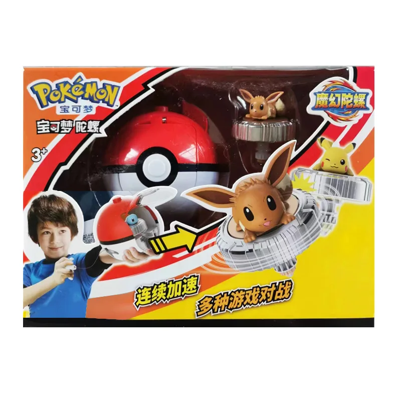 Pokemon Kreisel Actionfigur Pikachu Charmander Squirtle Mew Eevee Elf Ball Gyro Spinner Spiel Sammeln Spielzeug Set Kind Geschenk – Detail 12