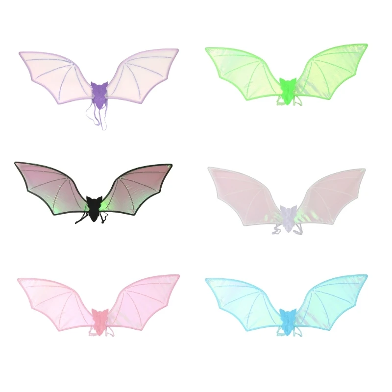 

Halloween Bat Wing Costume for Women Girl Halloween Wing Costume Kid Bat Dress up Outfit Accessories for Masquerades
