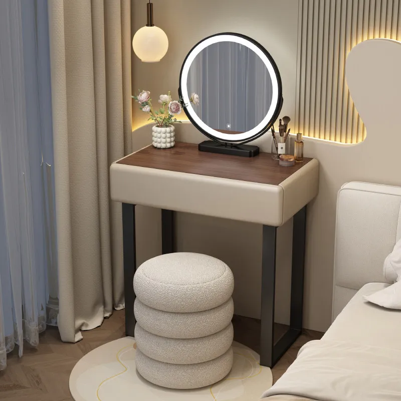 

Girl Luxury Slim Vanity Desk Stool Modern Deco Corner Adult Mirror Vanity Bedroom Essentials Compact Penteadeira Furniture