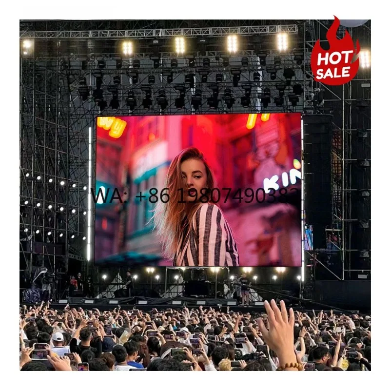 

Stable No Black Screen P2.9 LED Video Wall Full Display System Curved Panel Exhibition Stage Event Rental Display Screen