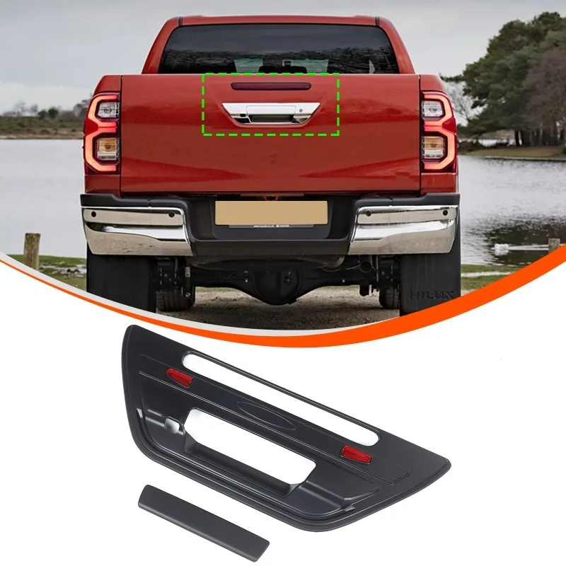 

ABS Black Rear Tailgate Handle Frame for Toyota Hilux 2015 2016 2017 2018 2019 2020 2021 2022 2023 2024 Car Accessories