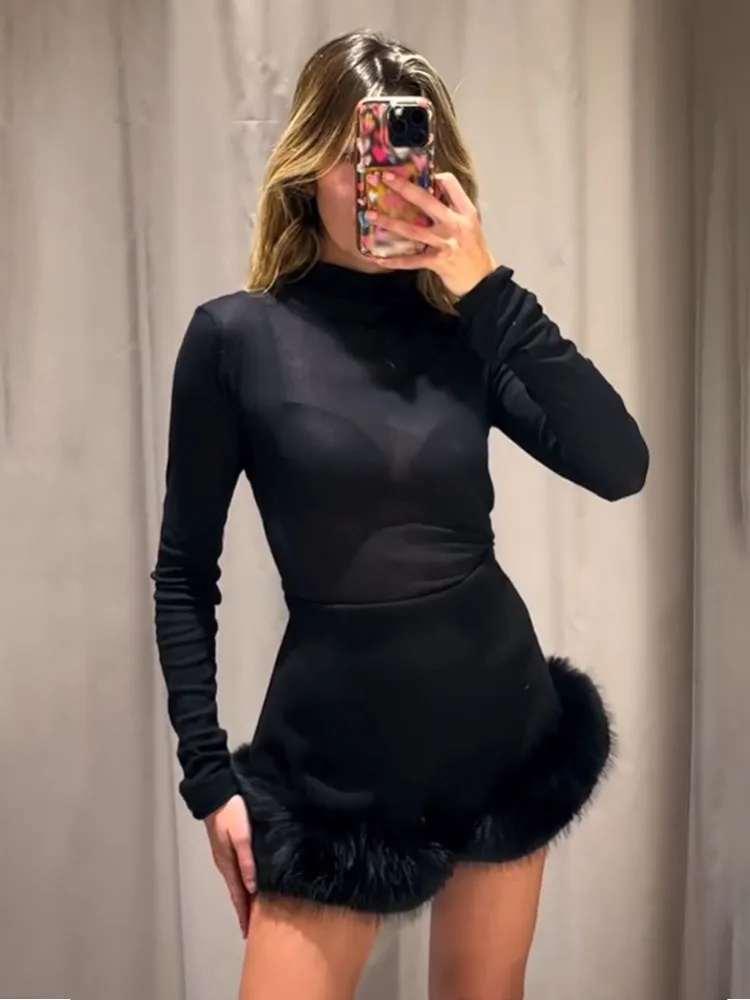 

Женские шорты HH 2026: Новая летняя коллекция, модные облегающие шорты в стиле High Street, черные, с отделкой из искусственного меха, сексуальные, с высокой талией, на молнии