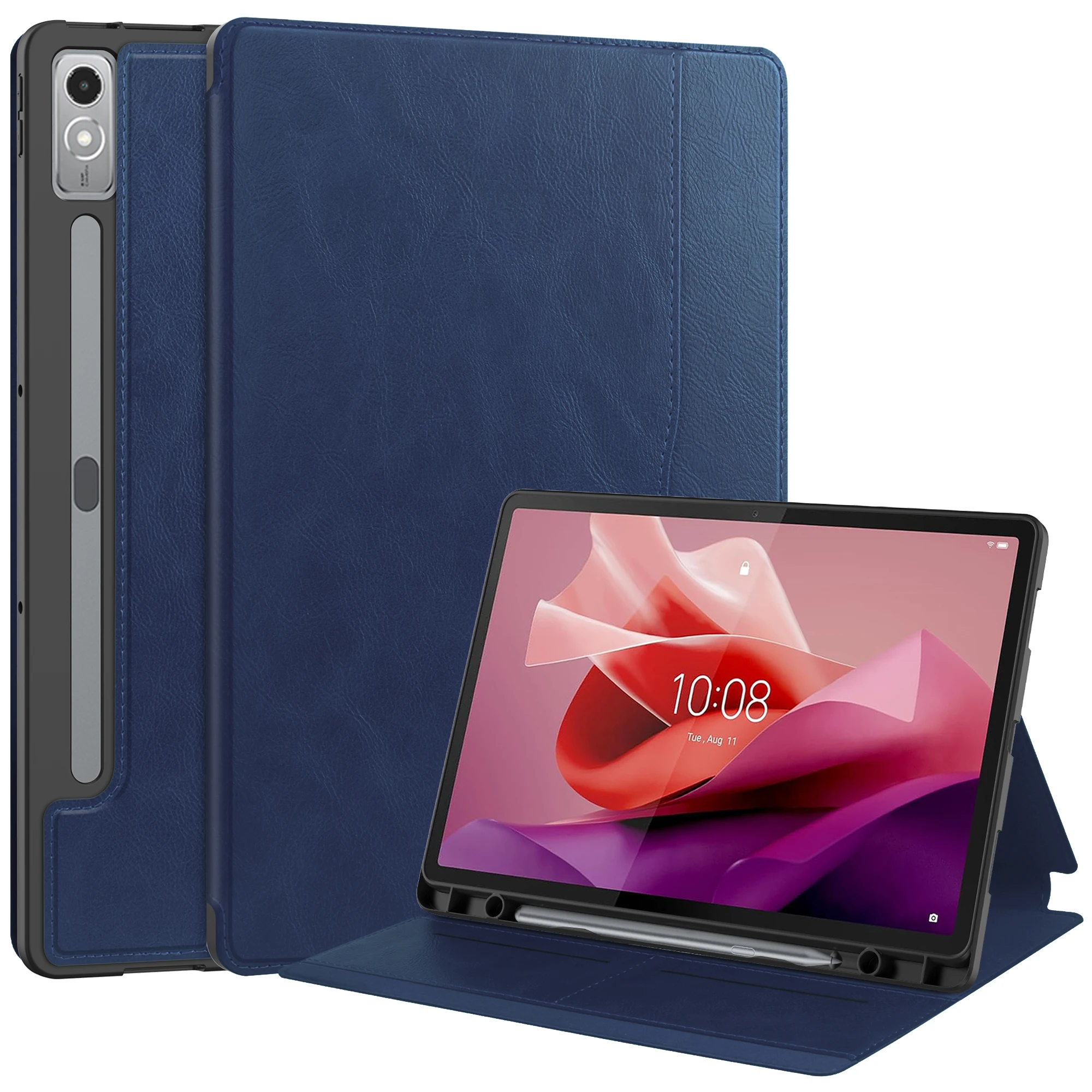 Business Leather Case For Lenovo Tab P12 Xiaoxin Pad Pro 12.7 Inch 2023 TB-371FC TB370FU Qitian K12 12.7 Inch TB240FC